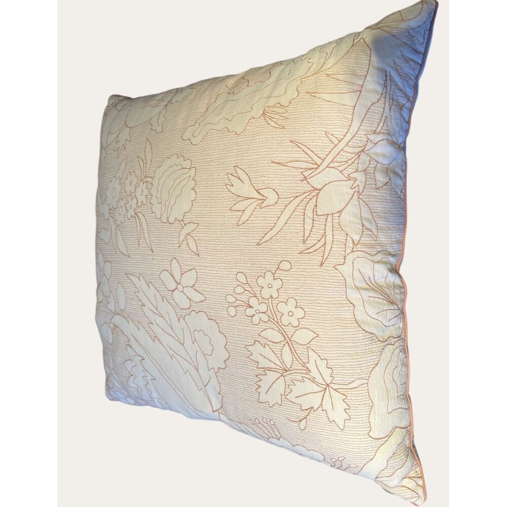 Threshold Studio Mcgee Botanical Floral Embroidered Cotton Decorative Throw Pill - Picture 2 of 5